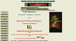 Desktop Screenshot of carmens-bonsai-garten.de